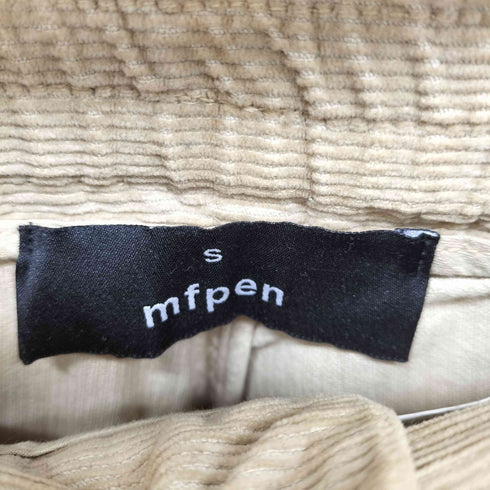 エムエフペン mfpen タック コーデュロイパンツ メンズ JPN:S